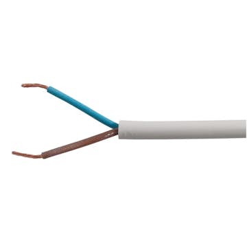 Kabel Bårebo SKK 2x0,75 Hvit 100m