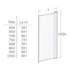 Duschdörr Contura Shower Space Rak SPVK