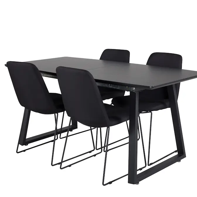 Spisegruppe Venture Home Ina med 4 Muscot Stoler