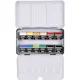 Akvarellfarge Creativ Company Art Aqua Ass Farger ½-panne Str 10x20 mm 12 Farger/1 Pk