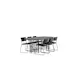 Spisegruppe furniture/fashion Stone med 6 Kenth Stoler