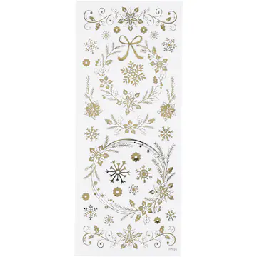 Klistremerker Creativ Company Julestjerner 10x24 cm