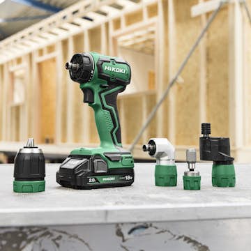 Borskrutrekker Hikoki Power Tools DS18DDQ 2Ah Sett
