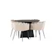 Spisegruppe Venture Home Bootcut Ø110 cm med 4 Limhamn Stoler