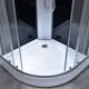 Dusjkabinett Lyfco Regn Sort