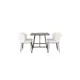 Spisegruppe Venture Home Kaseidon med 4 stk Edina Stoler
