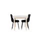 Spisegruppe Venture Home Andy 180 med 4 stk Polar Stoler Teddy