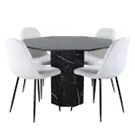 Spisegruppe Venture Home Monte Carlo med 4 Pobbie Stoler