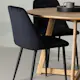 Spisegruppe Venture Home Yakidon Ø120 cm med 4 stk Night Stoler