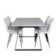 Spisegruppe Venture Home Estelle 140 med 4 Pooya Stoler