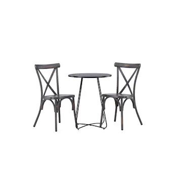 Cafégruppe Venture Home Bacong Bord med 2 Tablas Stoler