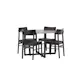 Spisegruppe Venture Home Durango Ø120 cm med 4st Montros Spisestoler