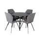 Spisegruppe Venture Home Plaza med 4stk Gemma Stoler