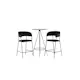 Spisegruppe Venture Home Bistro Ø60 cm med 2 stk Lui Stoler