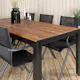 Spisegruppe Venture Home Bois med 6 Act Stoler
