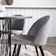 Spisegruppe furniture/fashion Stone med 4 Velvet Stoler