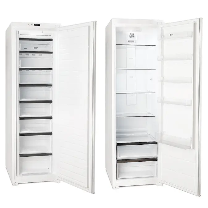 Kjøl/Frysepakke Gram KSI301754 + FSI301754N Hvit for IKEA Metod