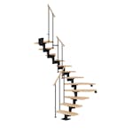 Plassbesparende Trapp Dolle Cork Bøk 1/2-Sving Classic II