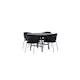 Spisegruppe Venture Home Kaseidon Ø100 cm med 4 stk Selma Stoler