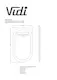 Spegel Vidi Edith 500x1000 mm med LED-belysning