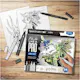 Hobbysett Creativ Company DIY Kit Illustrasjon Harry Potter Magical Creatures
