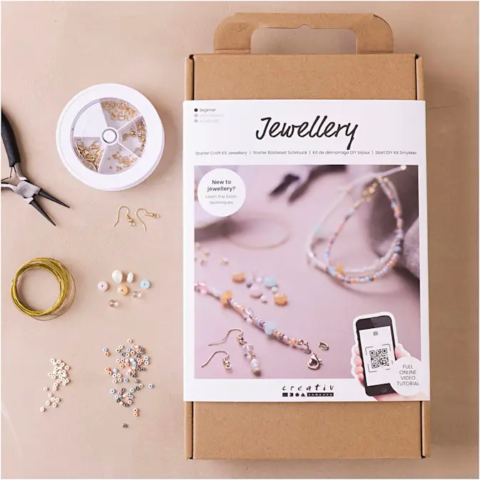 Smykker Creativ Company Start DIY Kit Klassiske perler