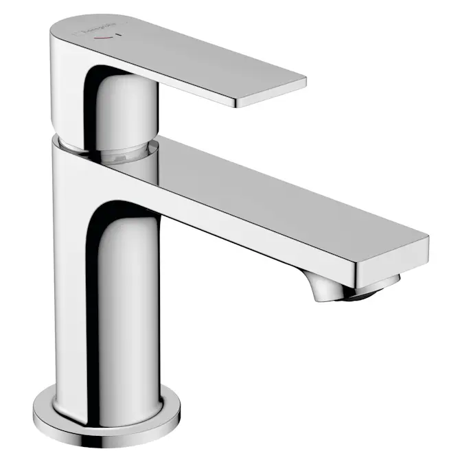 Servantbatteri Hansgrohe Rebris E 1-greps 80 CoolStart med Løfteventil i Metall