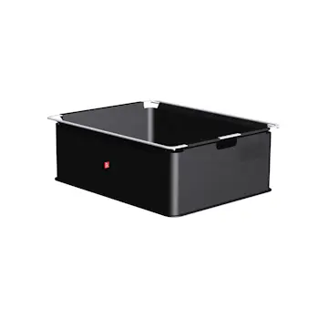 Tekstilkurv Lundbergs Wide Sort 427 mm