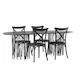 Spisegruppe furniture/fashion Stone med 4 Crosett Stoler