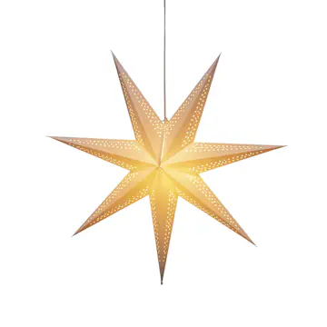 Adventsstjerne Gnosjö Konstsmide 78 cm med Ledningsett