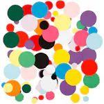 Kartongmosaikk Creativ Company Rund 1 Pk