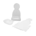 Karsebrettfigurer Creativ Company Hvit Kropp 6 Sett/1 Pk