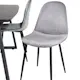 Spisegruppe Venture Home Ina med 4 Pobbie Stoler Fløyel