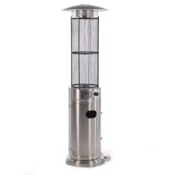 Terrassevarmer Fornorth Rund Rør 11kW Gassdrevet