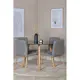 Spisegruppe Venture Home Plaza Ø100 cm med 4st Mace Spisestoler