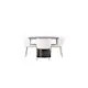 Spisegruppe Venture Home Lanzo Ø120 cm med 4 stk Edina Stoler