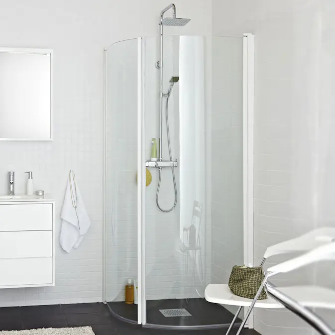 Duschhörn Hafa Original Round Klarglas