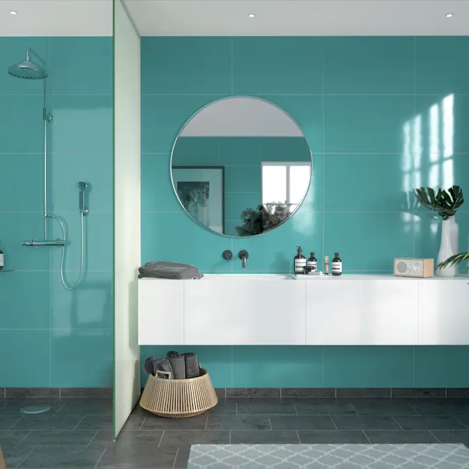 Baderomspanel Fibo 2212 M6040 Aquamarine