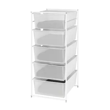 Kurvstativ Elfa Basic Mesh 104/45 Hvit