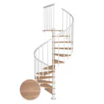 Spiraltrapp Dolle Montréal Eik Hvitoljet Classic 3