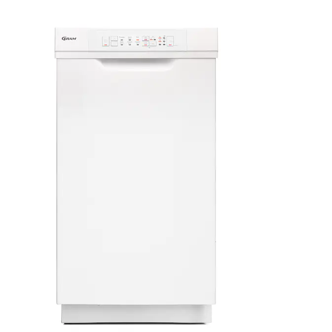 Innebygd Oppvaskmaskin GRAM OM 4110-90 T/1 Hvit med Plass for 10 Kuverter