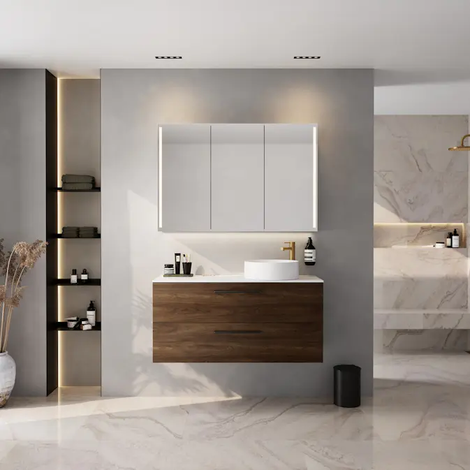 Topplate Linn Bad Corian