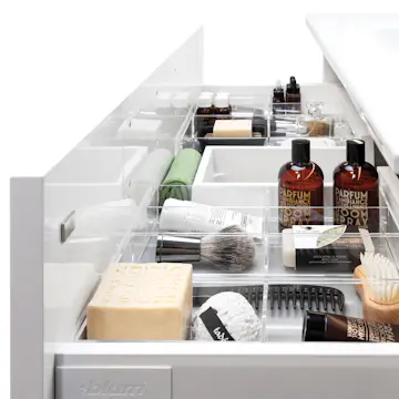 Skuffeinndeler Korsbakken Plexiglass Sett for 120 cm Skuff