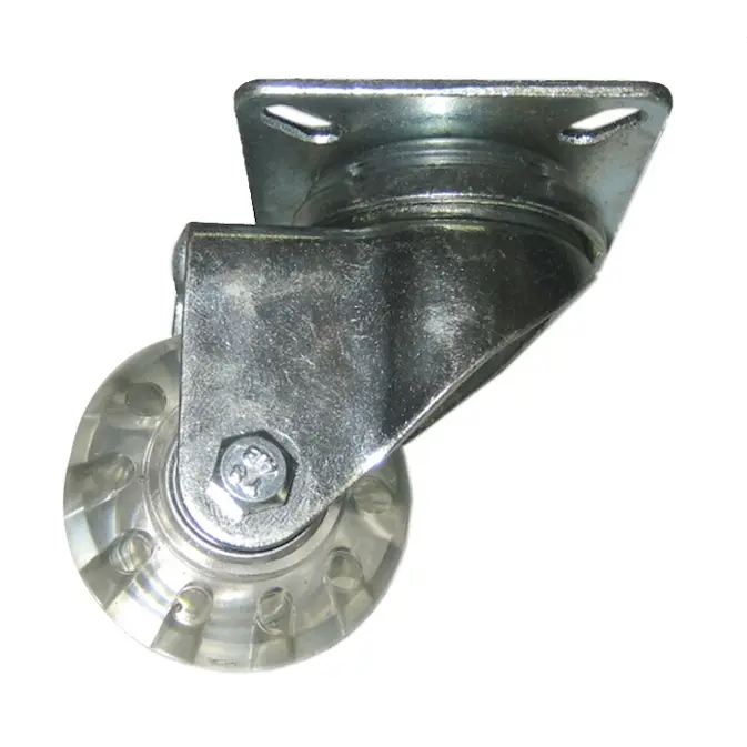 Møbelhjul Home it med Plate Gjennomsiktig 50 mm