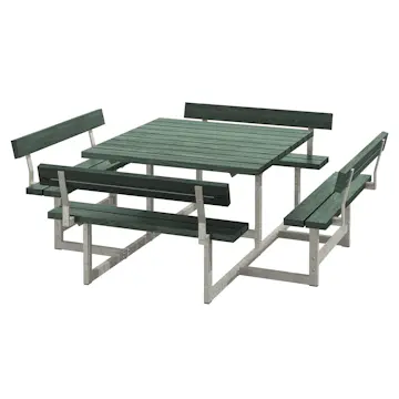 Piknikbord PLUS Picnic med 4 Ryggstøtter ReTex 224 cm
