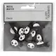 Fotballklype Creativ Company Str 14x25 mm Svart 10 stk/1 Pk