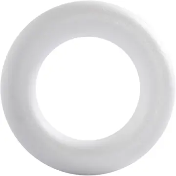Ring Creativ Company Str 21,5 cm Tykkelse 45 mm Hvit 1 Stk