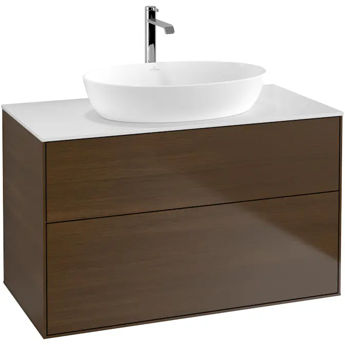 Tvättställsskåp Villeroy & Boch Finion med 2 Lådor och Bänkskiva för Fristående Tvättställ från Artis & Collaro