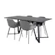 Spisegruppe Venture Home Madde med 4 Colombine Stoler