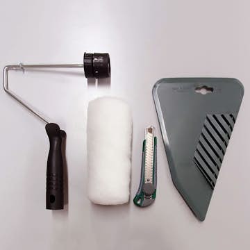 Verktyg Fiona Tapetset med Roller, Handtag och Kniv